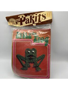Fritz the Frog Macrame Craft Kit Vintage Handy Craft-Pak